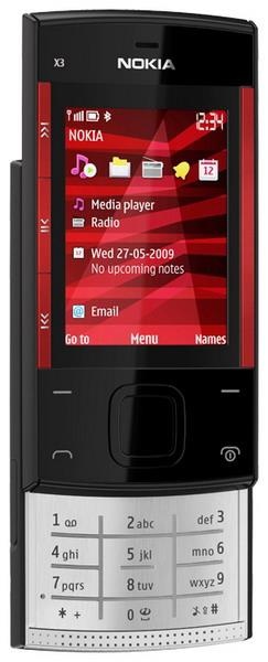 Nokia X3 Black Red фото 2